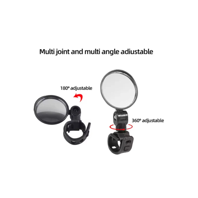 Wide-Angle Bike Rearview Mirror