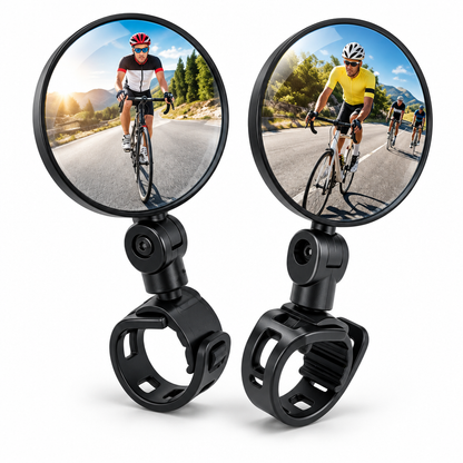 Wide-Angle Bike Rearview Mirror