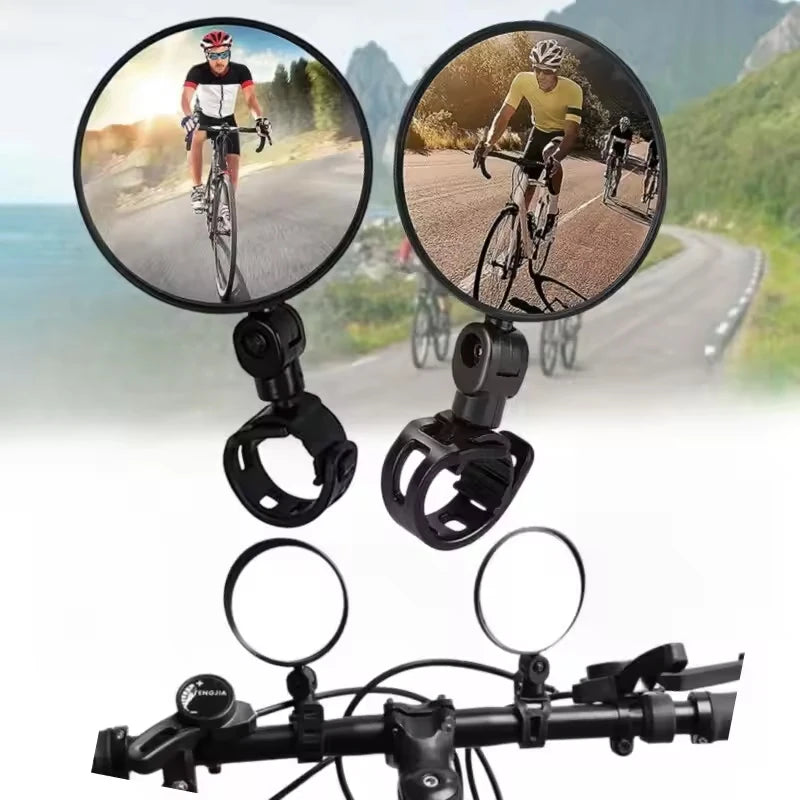 Wide-Angle Bike Rearview Mirror