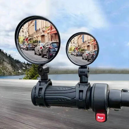 Wide-Angle Bike Rearview Mirror
